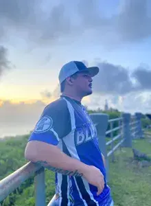 Side profile of Froilan looking out in nature